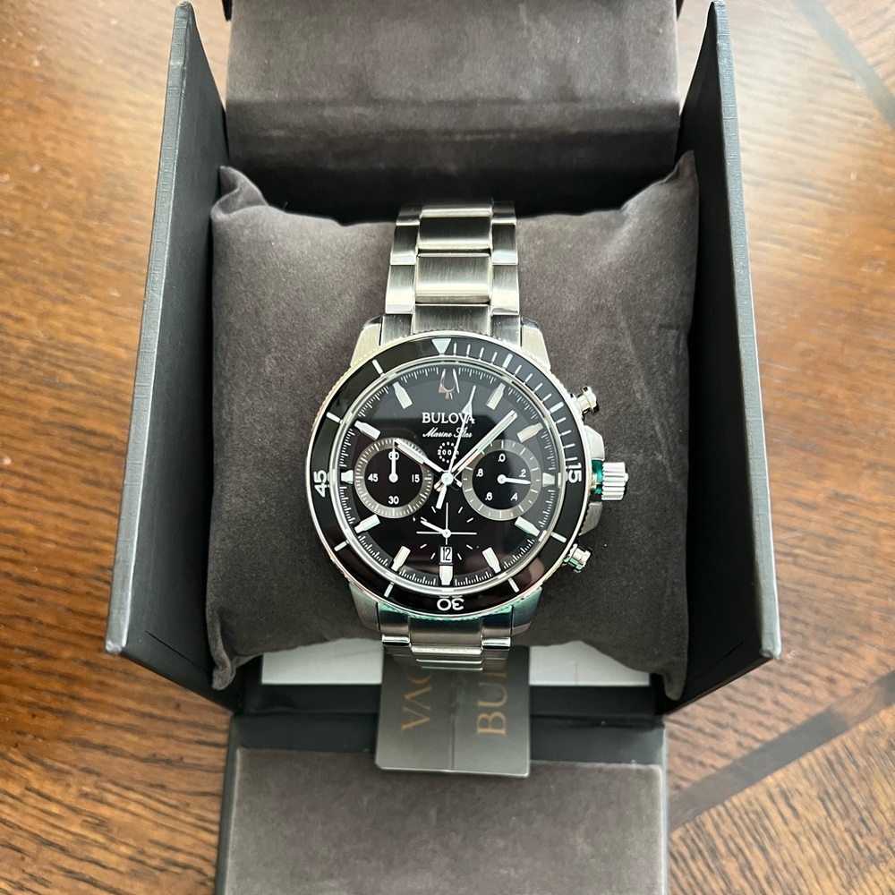 Bulova Marine Star Men’s Watch - perfect gift this Holiday or any special day!